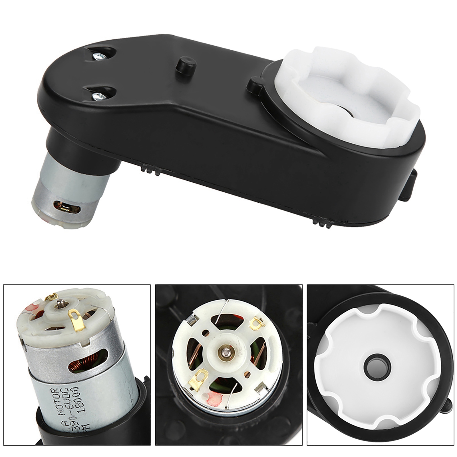Geared Motor - Электродвигатель RS390 для детских машинок, 6В/12В,