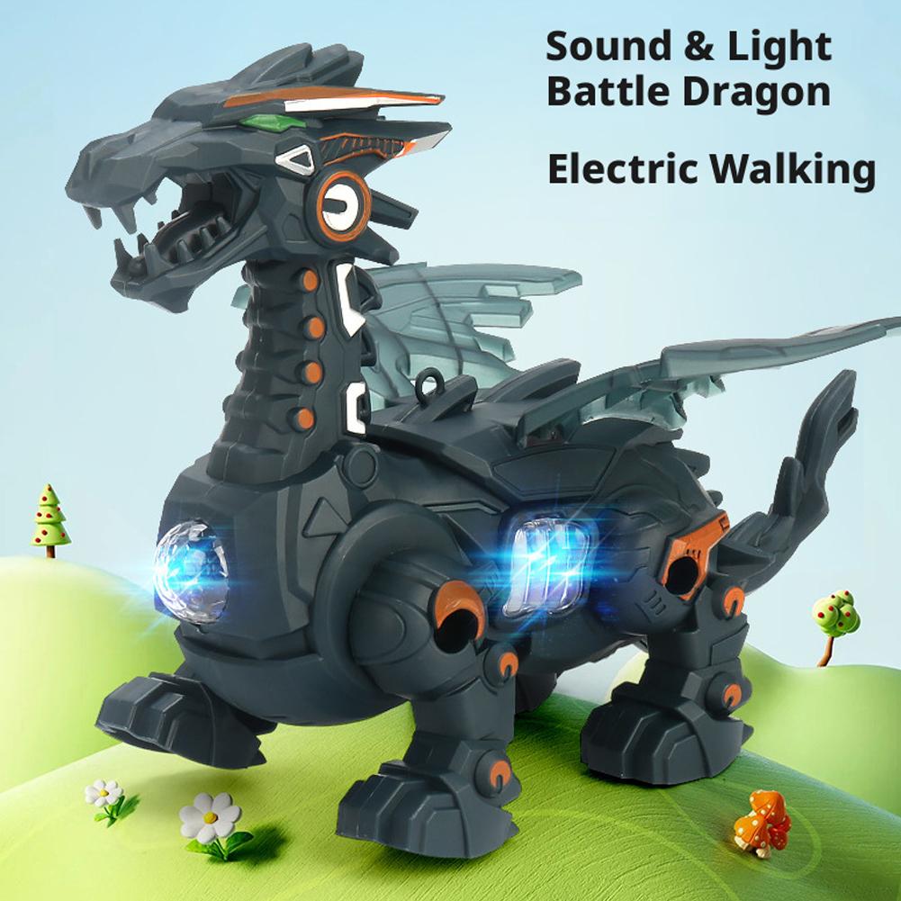 Line Follower Robot - Механическая игрушка-динозавр, электрический ходячий робот-дракон, распыляющий