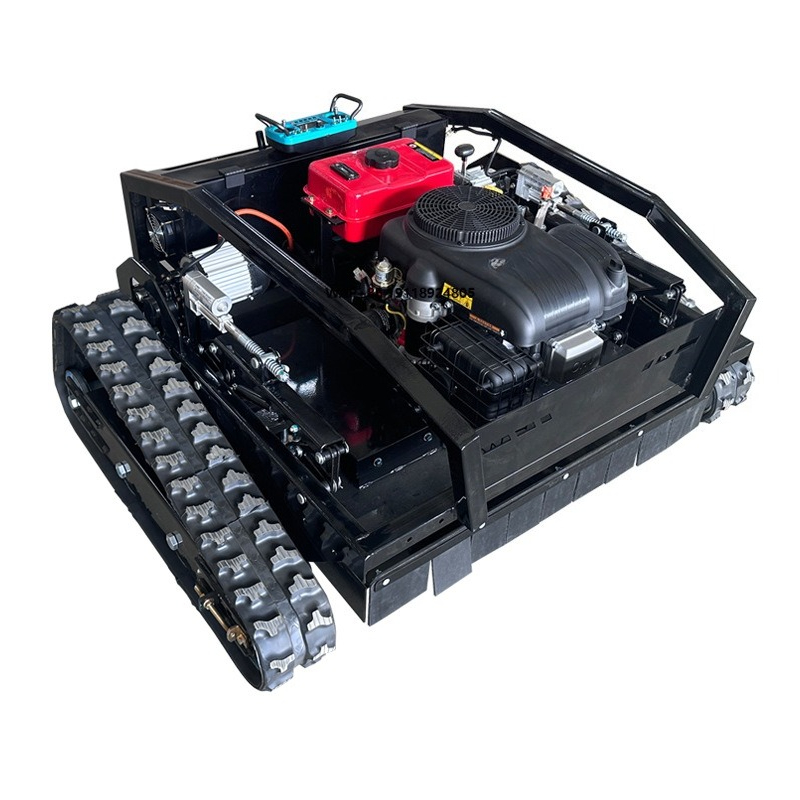 Robot Remote Control - Беспилотный робот-косилка на гусеничном ходу с
