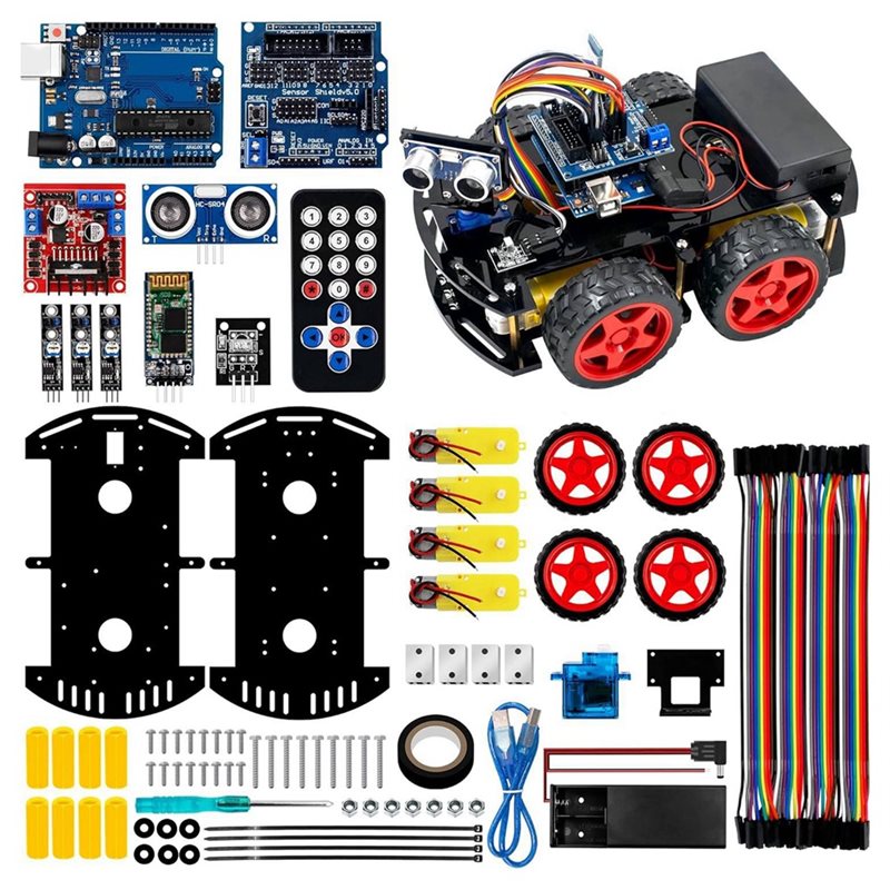 Arduino Robot - Набор для сборки умного робота WOWFU-4WD