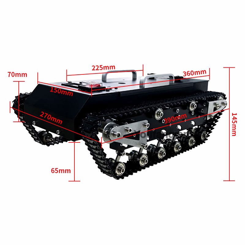 Шасси танка с металлическими г – обзор и цена Tracked Robot Chassis