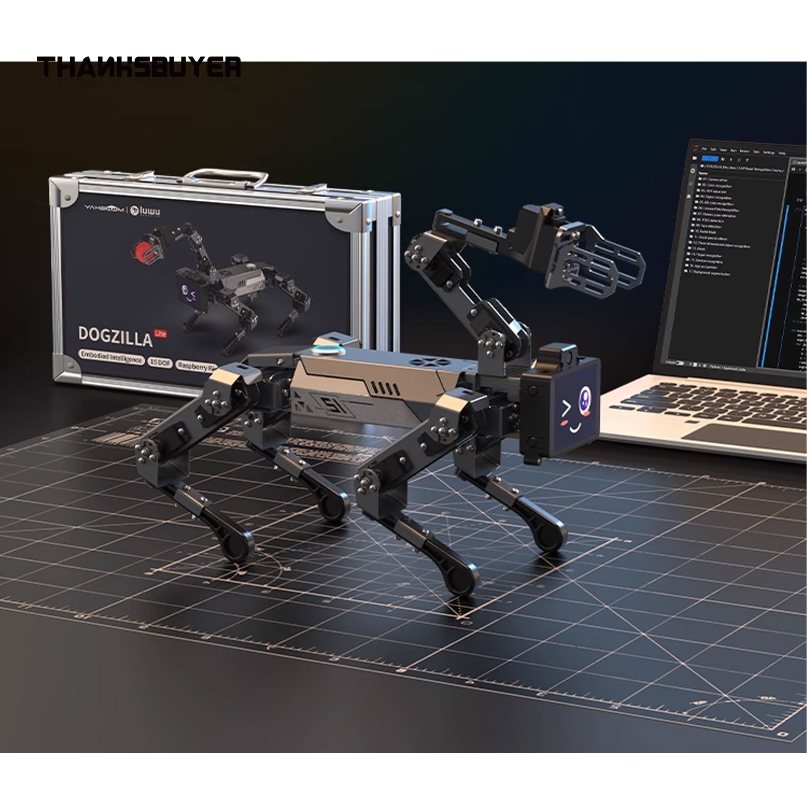 DOGZILLA-Lite 15DOF AI Биониче – обзор и цена Robot Arm Metal