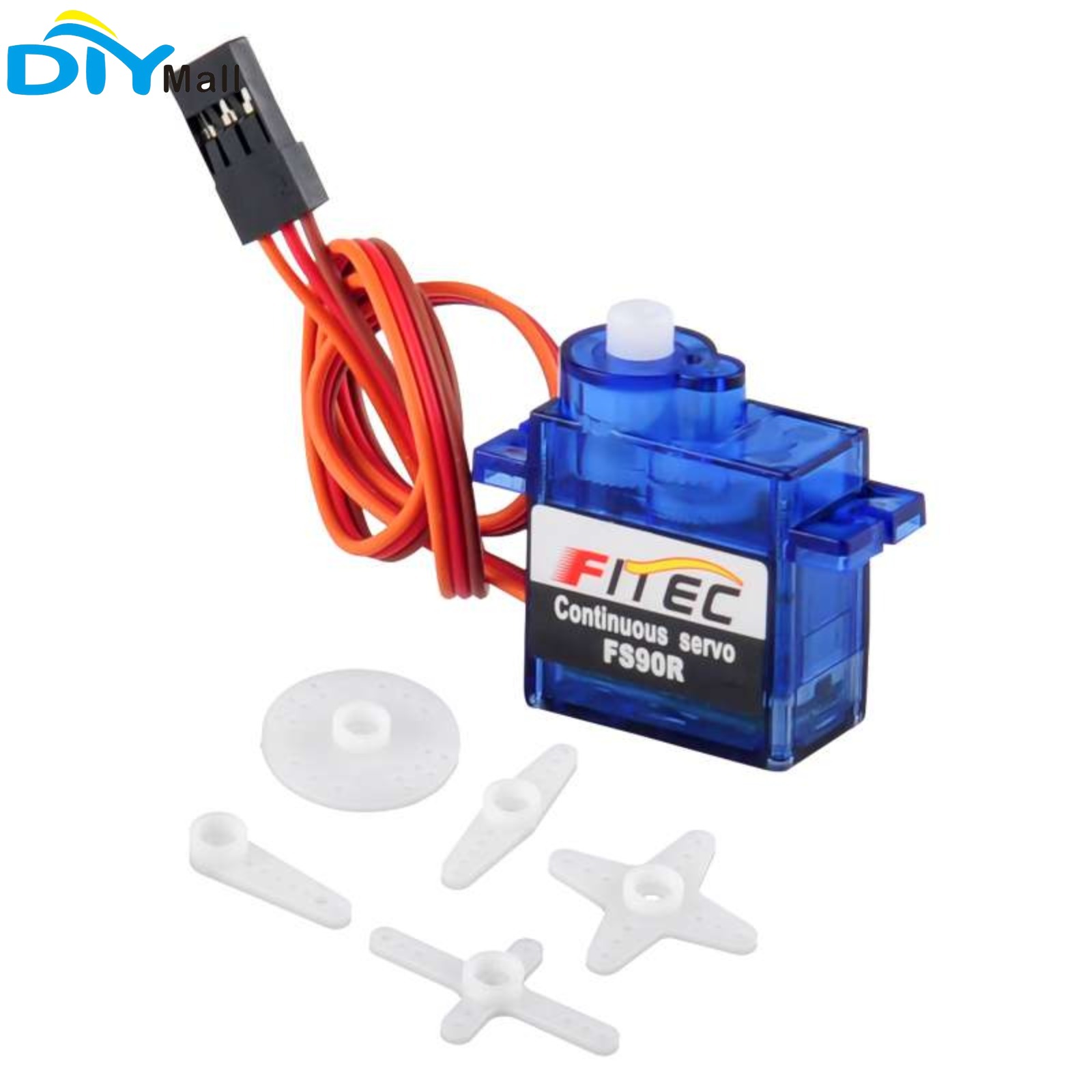 Сервопривод FS90R 9г, миниатюр – обзор и цена Micro Servo