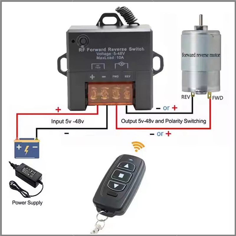 BHBD-2X Переключатель с дистан – обзор и цена Dc Motor