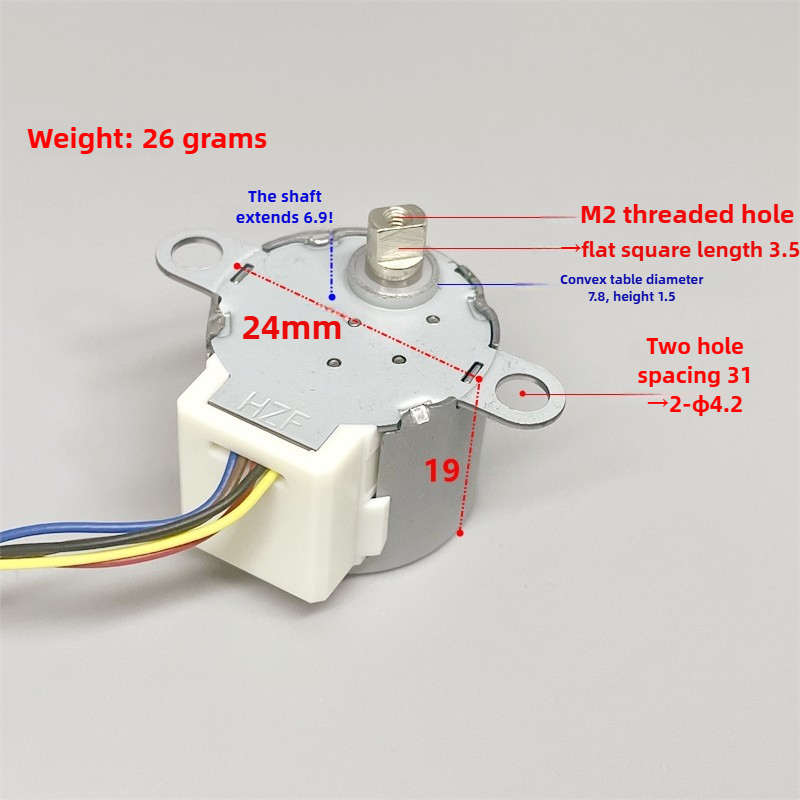 24BYJ48 DC 5 В шаговый двигате – обзор и цена Geared Motor