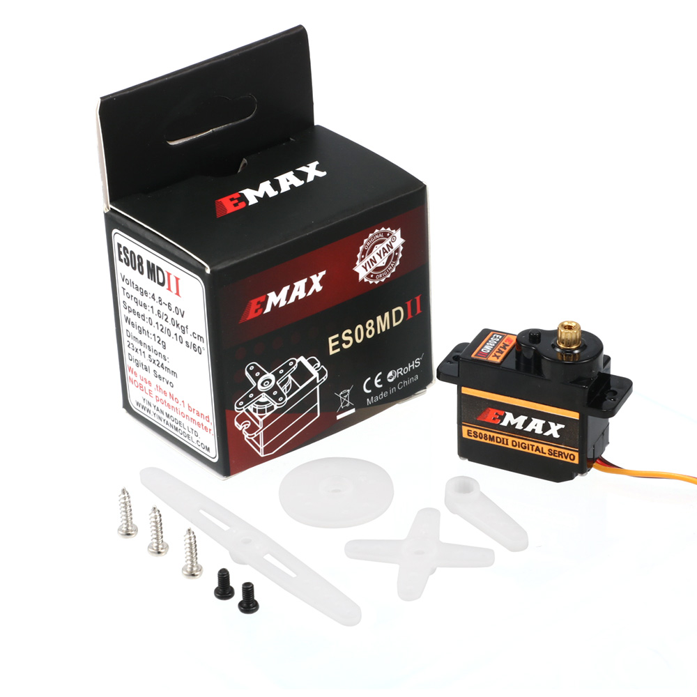 2/4/10 шт. EMAX ES08MD II Цифр – обзор и цена Sg90 Servo