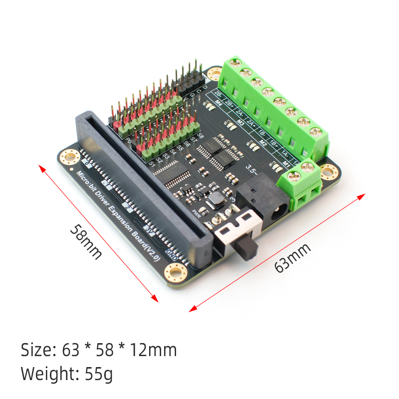 Плата расширения Micro:bit V2. – обзор и цена Microbit Robot