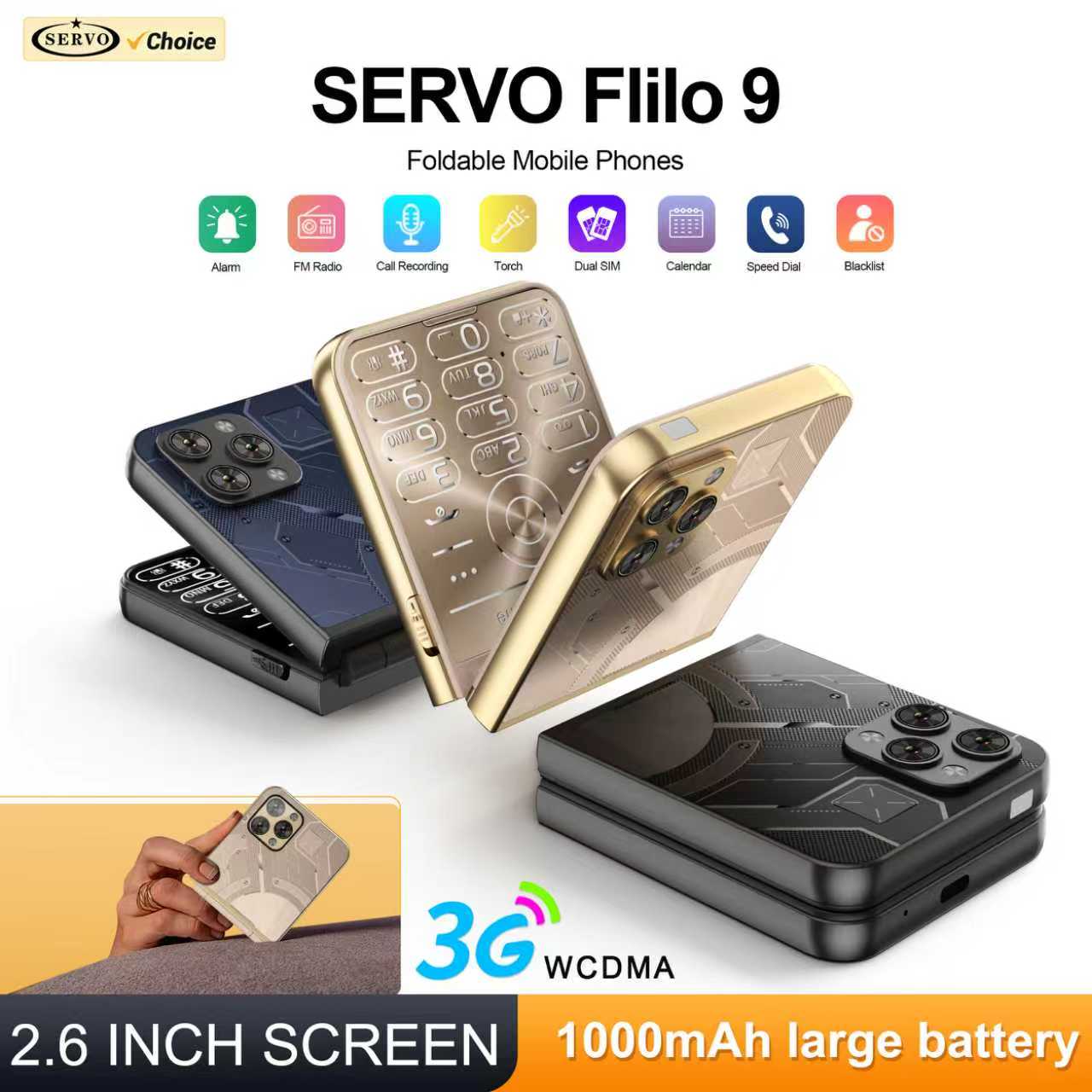 SERVO Flilo9 Складной мобильны – обзор и цена Servo Pan Tilt