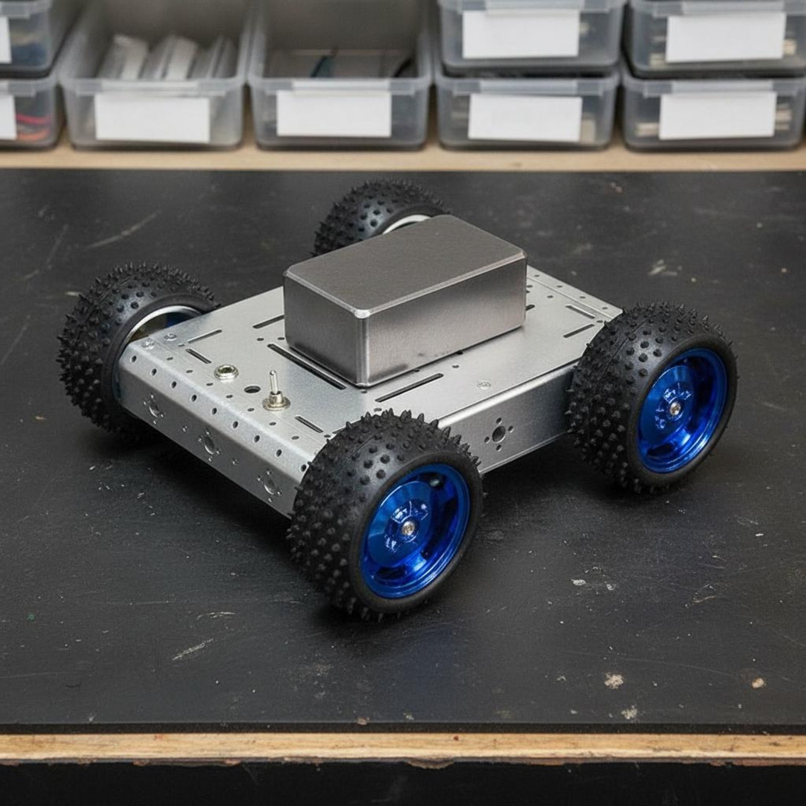 Умное шасси для автомобиля 4WD – обзор и цена Robot Wheel
