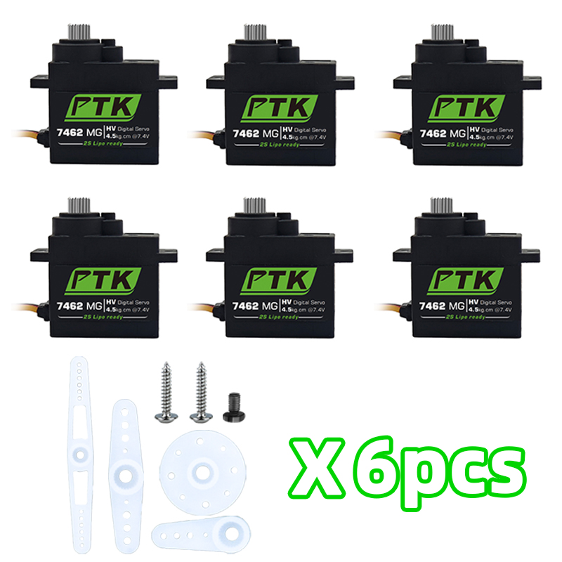 PTK 7462W MG Металлическая шес – обзор и цена Micro Servo
