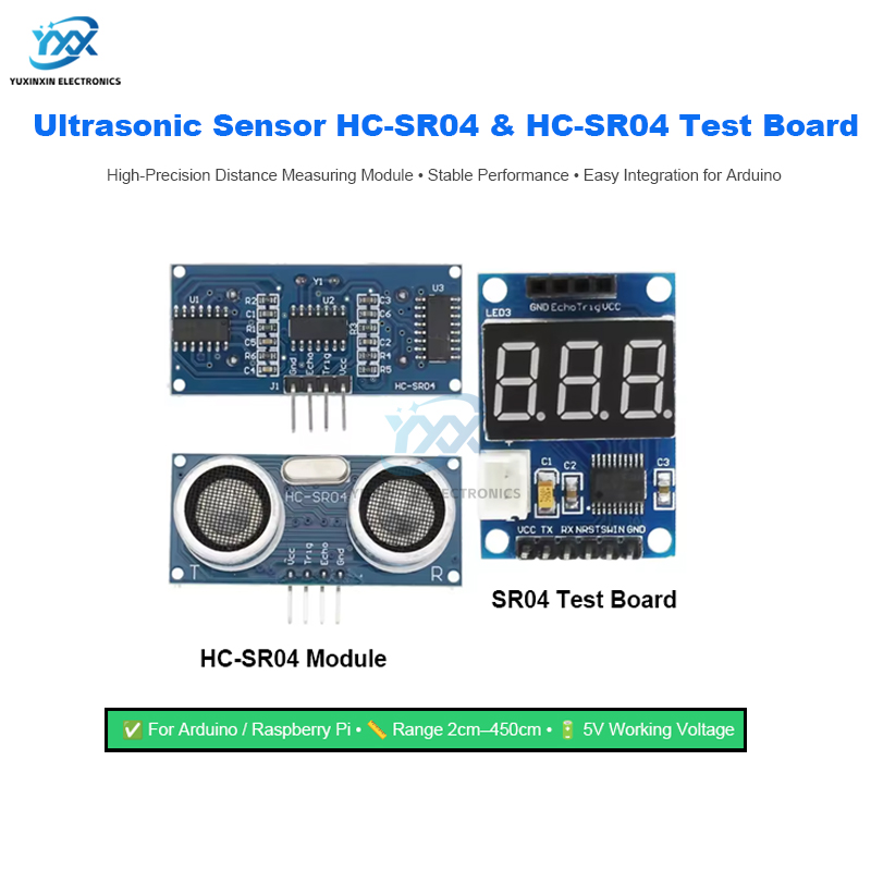 Ультразвуковой датчик HC-SR04  – обзор и цена Ultrasonic Distance Sensor