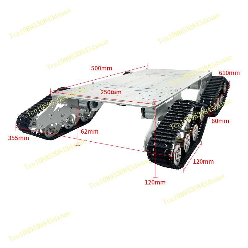 Гусеничное амортизирующее внед – обзор и цена Tracked Robot Chassis
