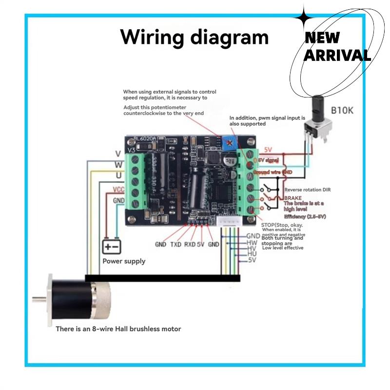 Трехфазный драйвер двигателя в – обзор и цена Motor Driver Module