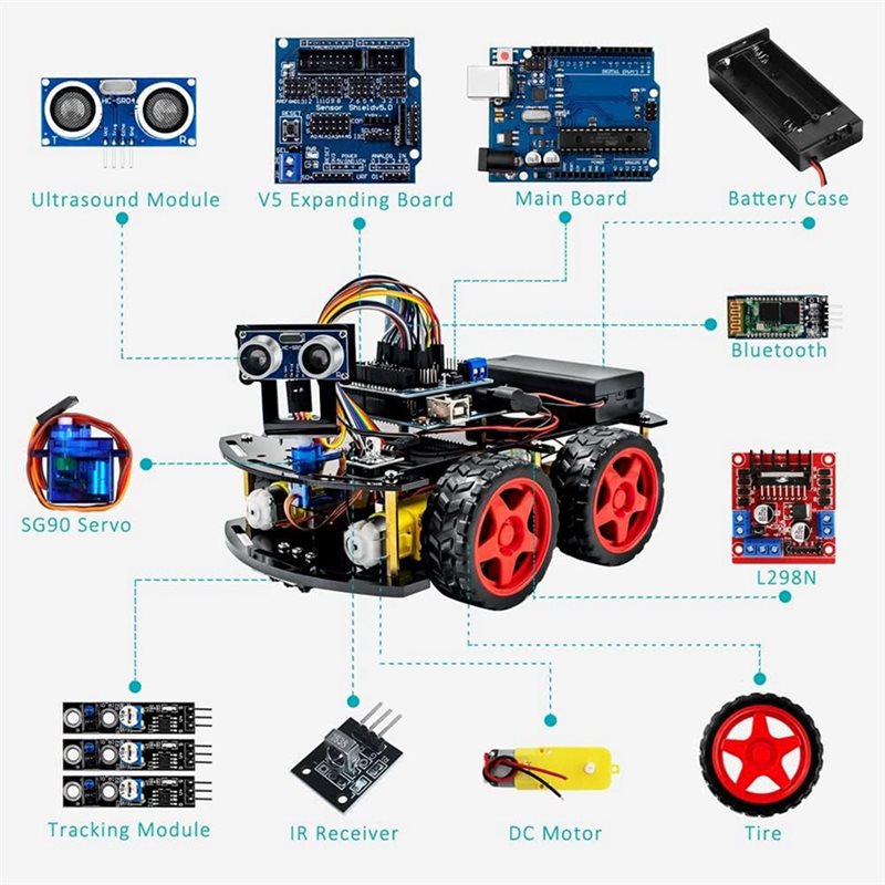 Набор для сборки умного робота – обзор и цена Arduino Robot