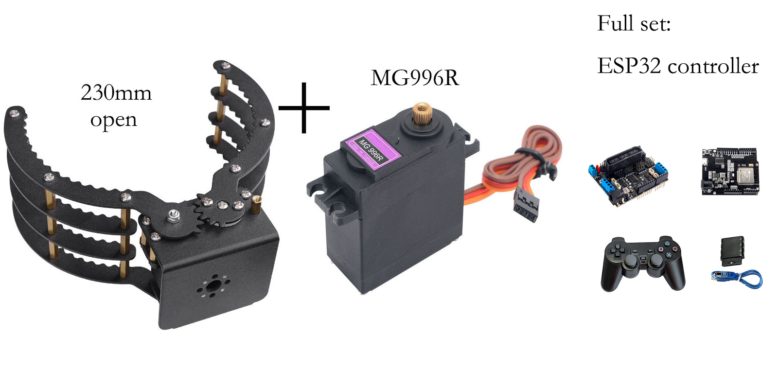 Механические захваты с отверст – обзор и цена Robot Arm Kit
