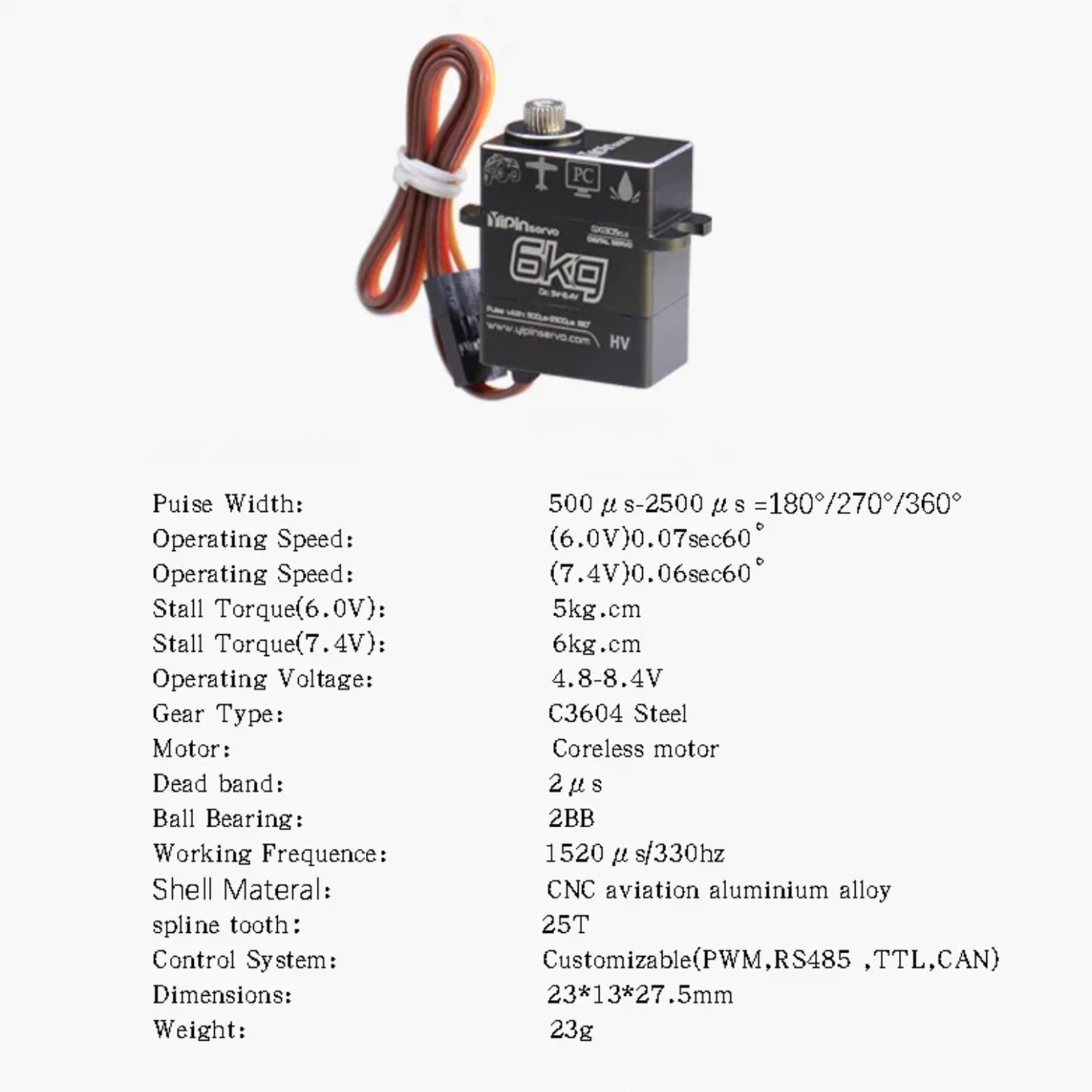 Цифровой микро-сервопривод GX  – обзор и цена Micro Servo