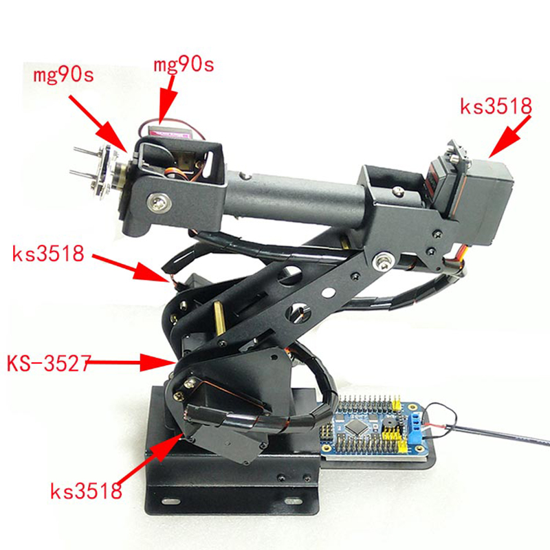 6-дюймовая промышленная роботи – обзор и цена Robot Arm Metal