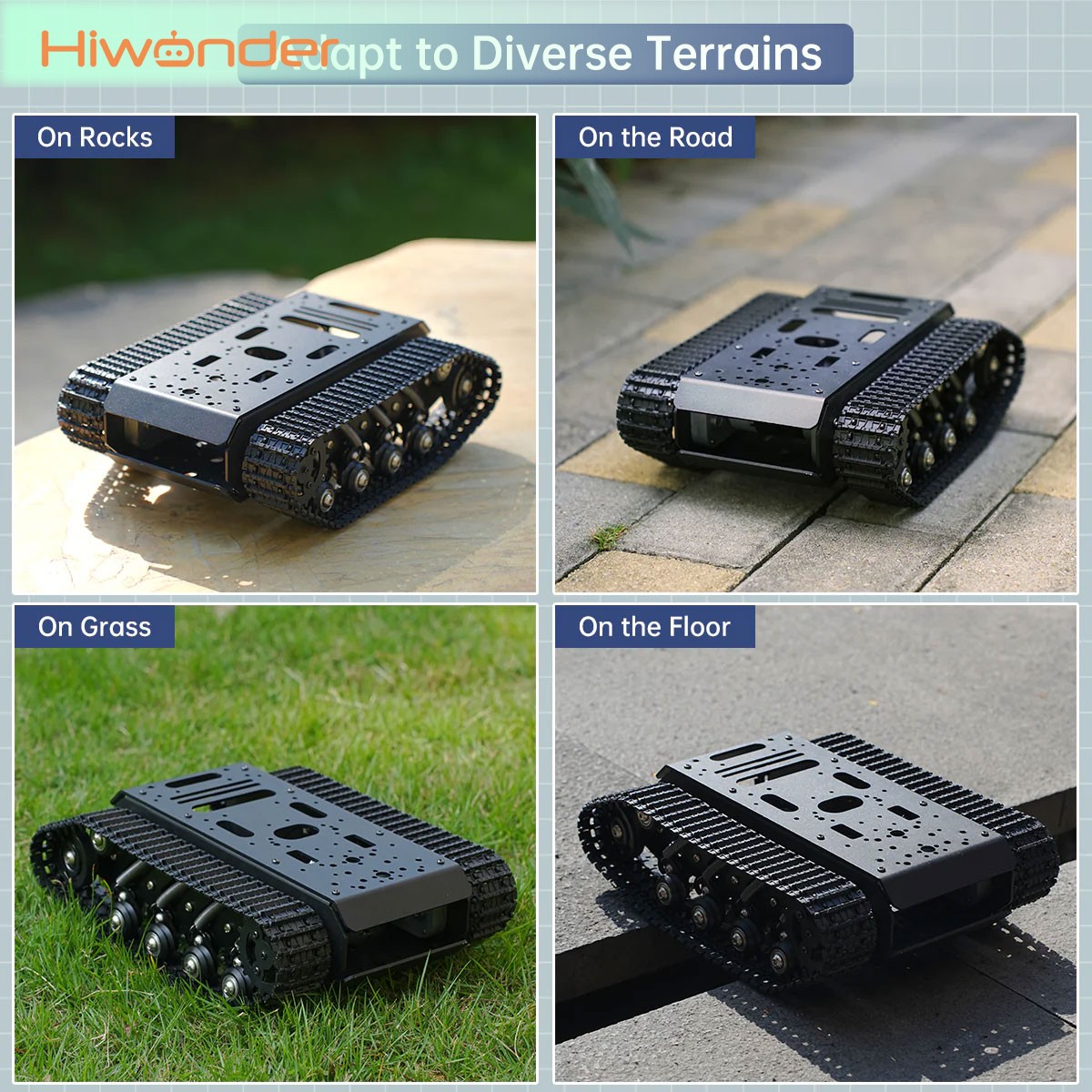 Гусеничное шасси робота-танка  – обзор и цена Tracked Robot Chassis