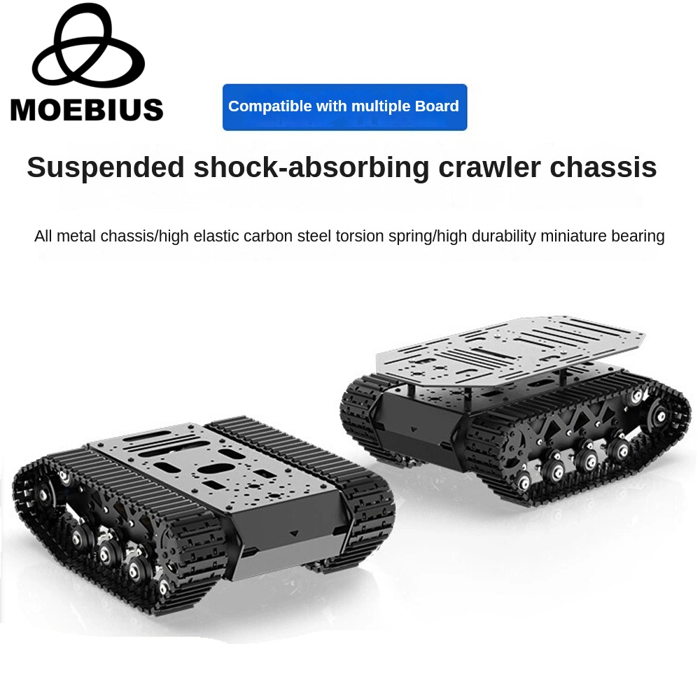 Нагрузка 10 кг, металлическое  – обзор и цена Tracked Robot Chassis