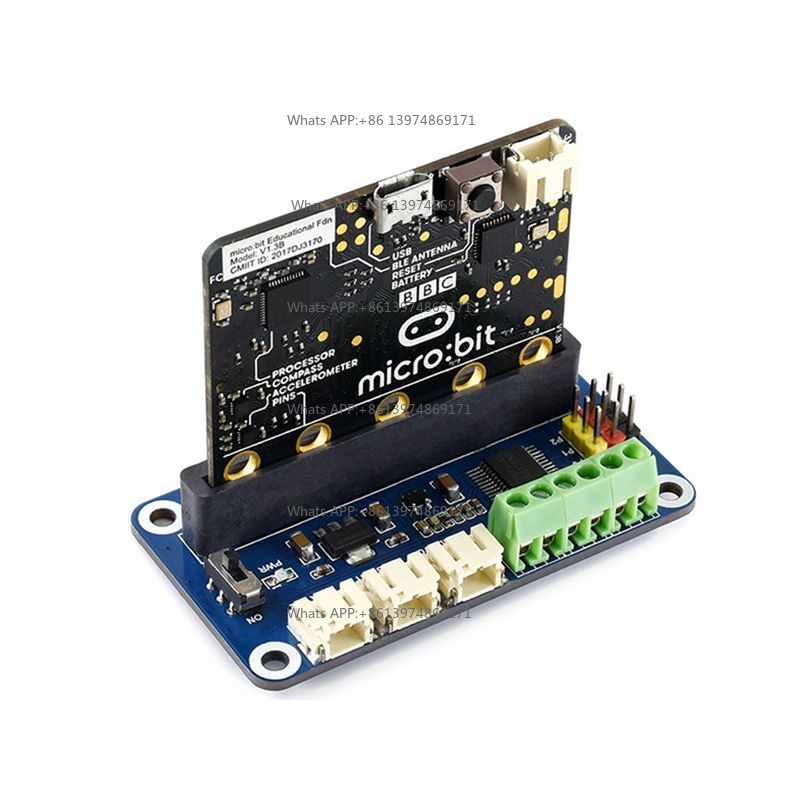 Двухканальная плата управления – обзор и цена Microbit Robot